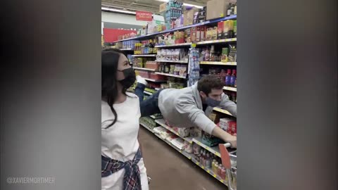 He FLOATS through the Store...Employees Freak Out