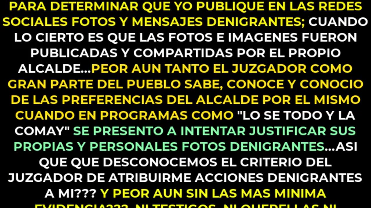JUZGUE USTED MISMO Y LLEGUE A SUS PROPIAS CONCLUSIONES