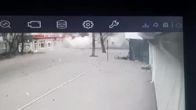 Russian or LPR artillery hitting Severodonetsk