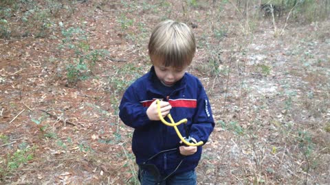 baby cloud finds a slingshot