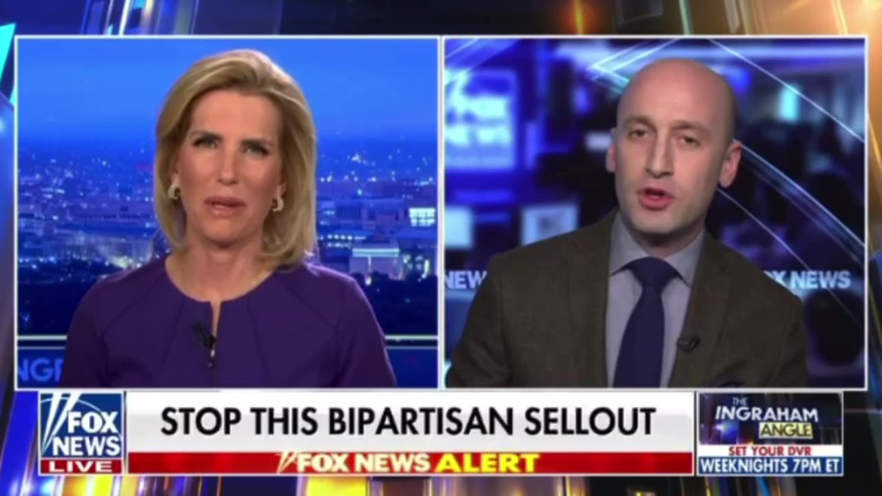 Laura Ingraham - Stephen Miller - stop paying for border mess