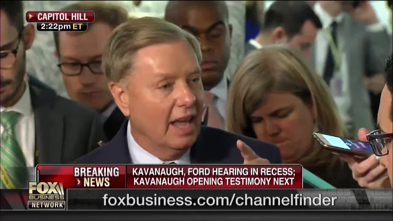 Sen. Graham SLAMS Democrats On Ambush Last Minute Attack On Kavanaugh