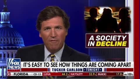 Tucker: "Carjacking is the clearest possible sign that your civilization is falling apart."!!