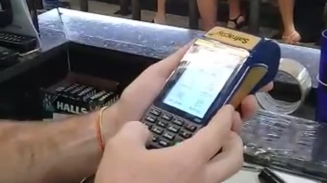 Be careful with the card