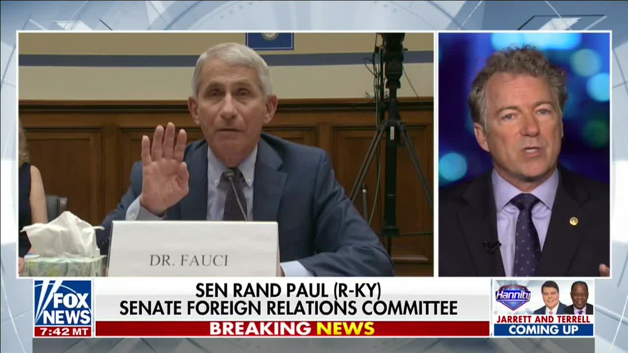 Dr. Rand Paul Joins Sean Hannity to Discuss Dr. Fauci's Ever-Changing Covid Guidance