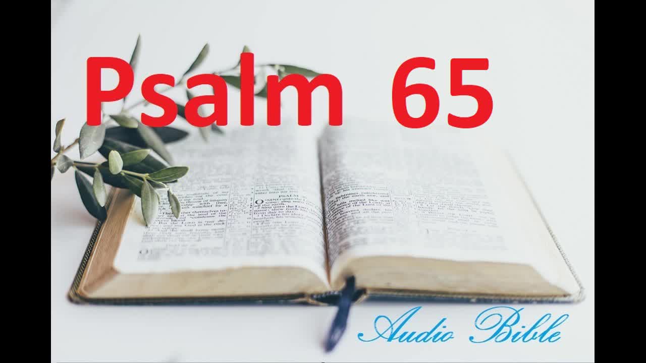 Psalm 65, the Old Testament, Bible