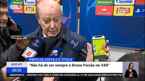 "Foi uma sorte não termos o Danilo a caminho do hospital", diz Pinto da Costa