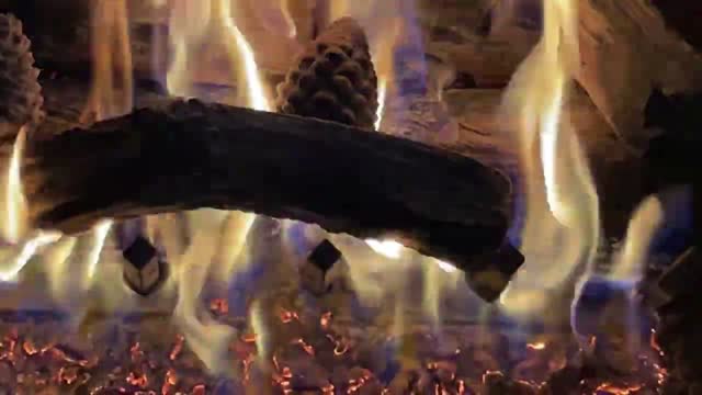 Best Relaxing Fireplace video with music