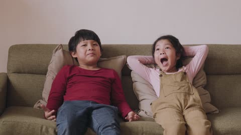 Kids Playing in the Living Room