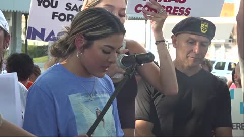 Members of the Uvalde community show solidarity for the lives lost as they walk in the Unheard Voices March