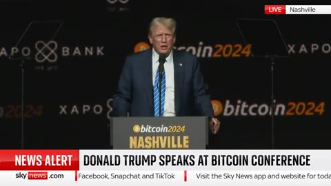 Trump's complete speech at Bitcoin conference