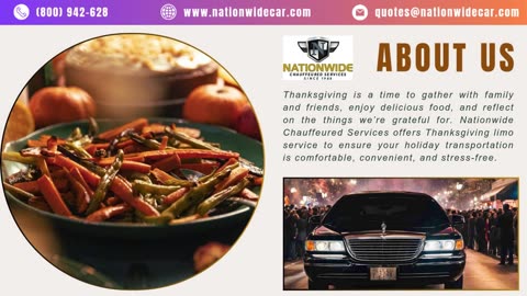 Thanksgiving Limo Service Travel in Comfort and Style