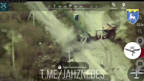 Drone Strike on a Russian Checkpoint