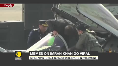 Pakistan PM Imran Khan overseeing fighter jets turns into a meme game