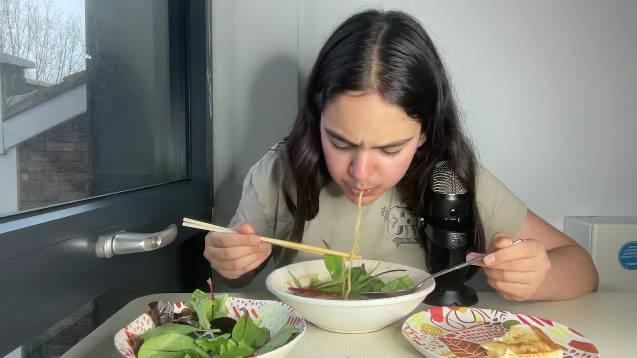 Shin Ramyun with Cheese Toastie mukbang | ASMR