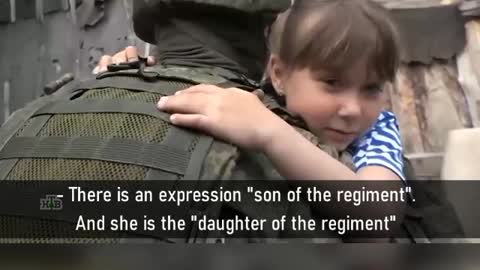 Little Eva meets Russian sappers 3 times a week at the gate of her house.