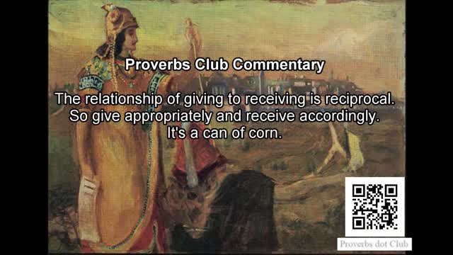 On Giving And Receiving Funds - Proverbs 11:24