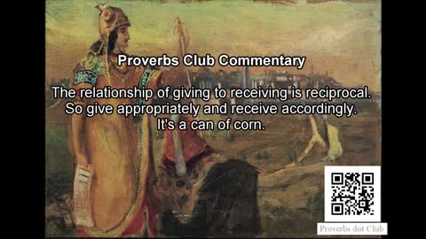 On Giving And Receiving Funds - Proverbs 11:24