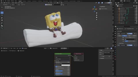 Great God uses Blender to make SpongeBob SquarePants scenes, don't miss it if you are interested 6