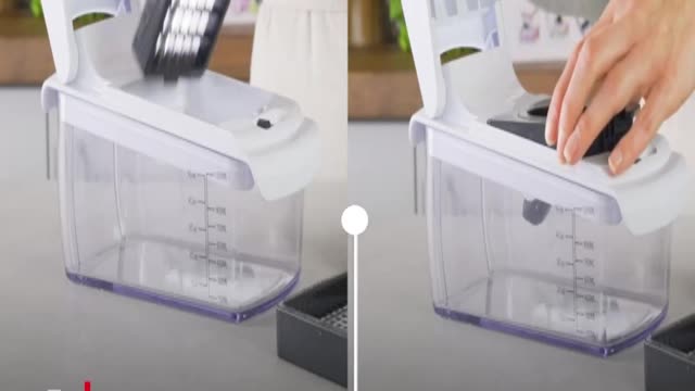 Cool Gadget For Women - Vegetable Chopper Onion Chopper with Container - Pro Food Chopper