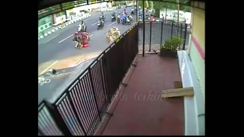 Car and motorcycle Accident #1