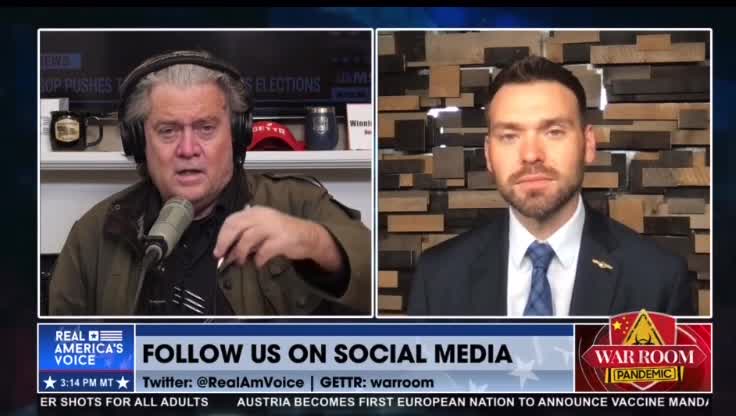 Jack Posobiec on Steve Bannon War Room - The DOJ is not done weaponizing