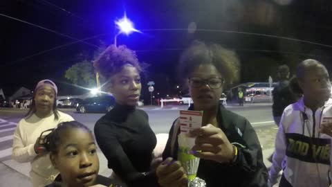 Mother and Daughters hear the Gospel