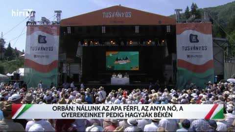 Orbán's speech in Tusványos July 23, 2022. (Segment)