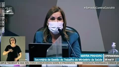 Médica dando coices nos ladrões na CPI da covid