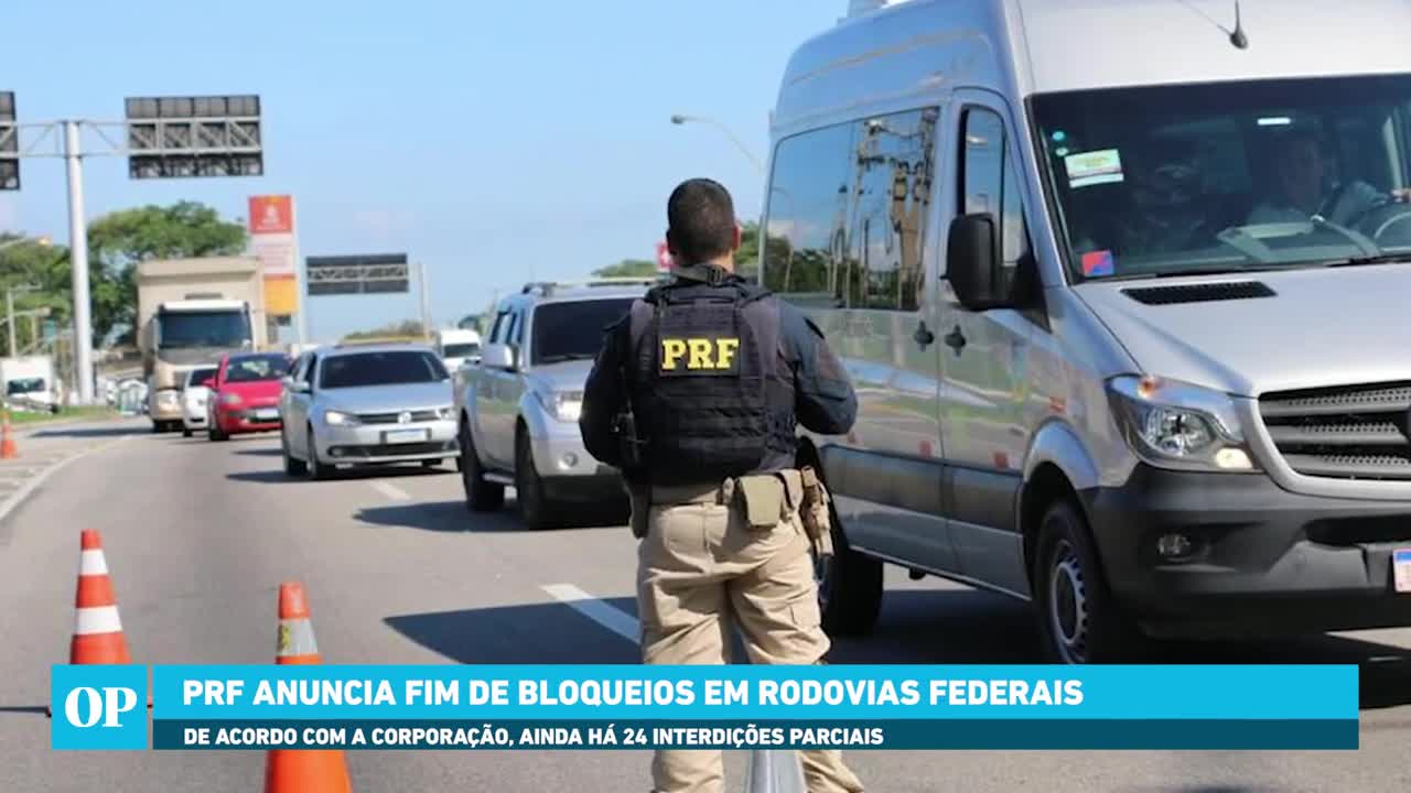 PRF anuncia fim de bloqueios em rodovias