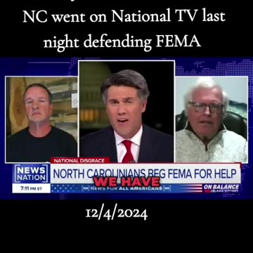 Mayor of Black Mountain North Carolina DEFENDS FEMA