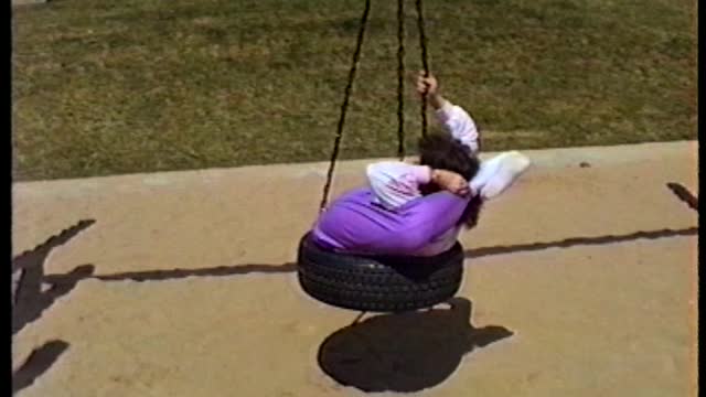 Older Woman Is Human Pretzel All Over Playground