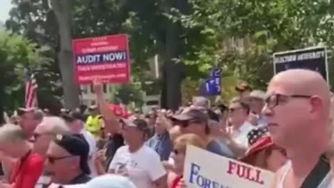 Happening now: Patriots in Wisconsin are holding an ‘Audit the Vote’ rally 🇺🇸