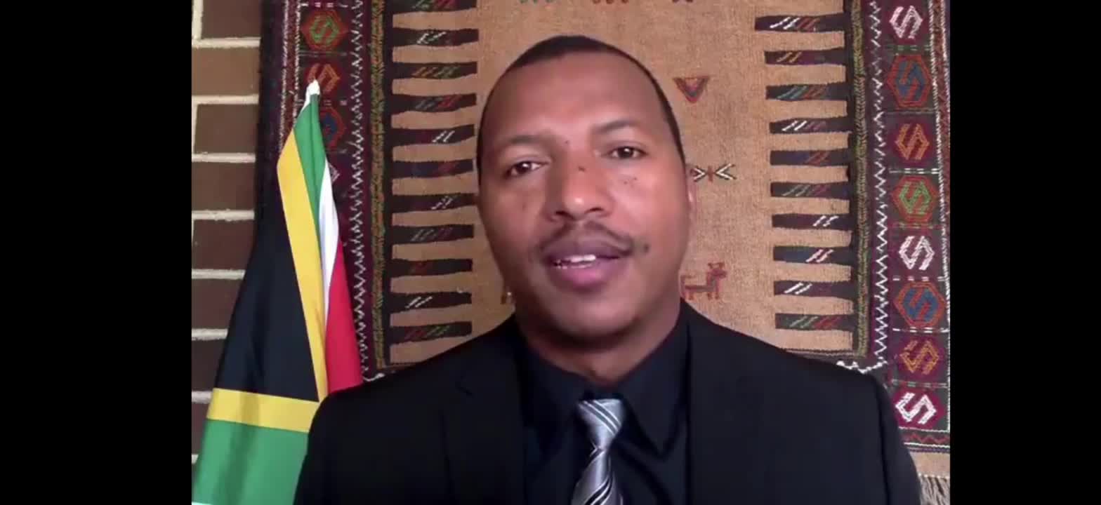 SOUTH AFRICA STANDING UP.