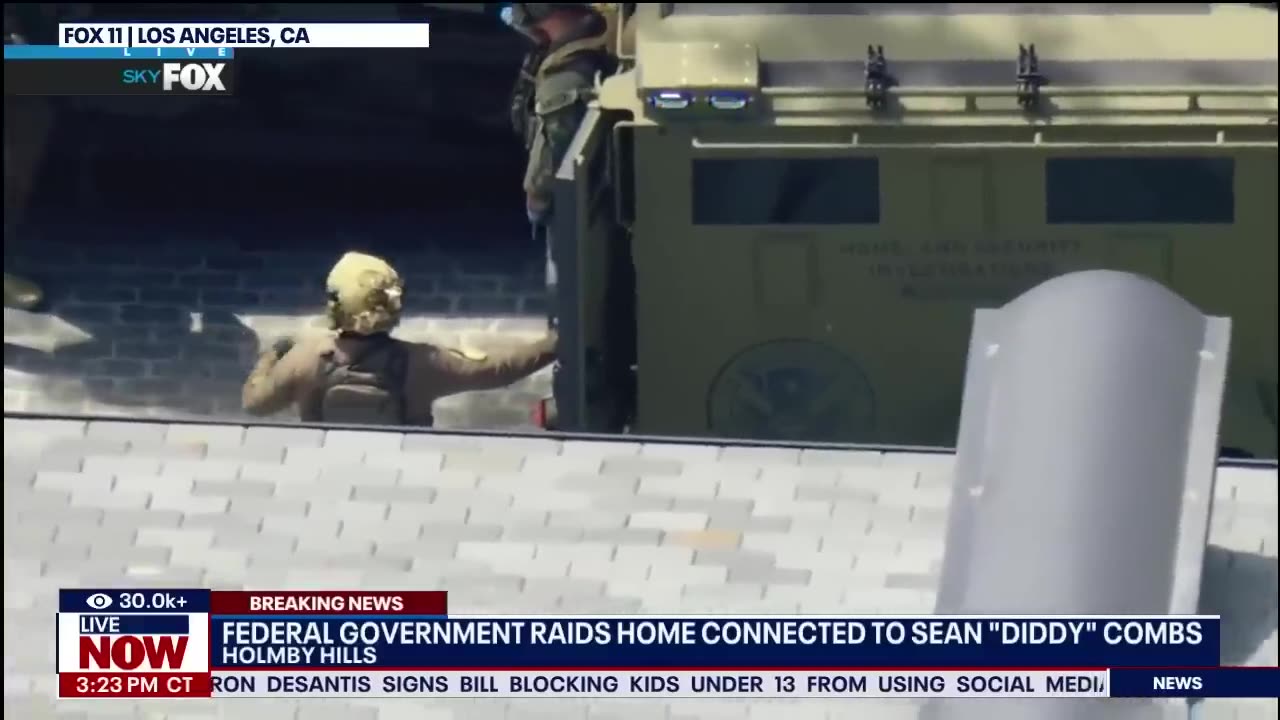 Diddy raid- Home in LA stormed in connection to sex trafficking investigation - LiveNOW from FOX