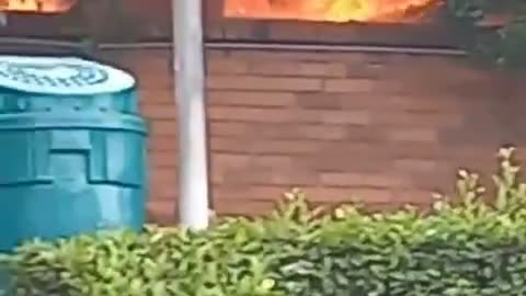 Incendio en el Terminal de Transportes de Bucaramanga