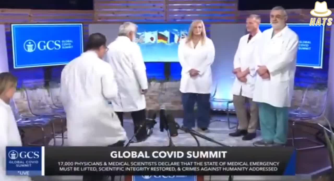 Physicians take a stand in unison against the Convid hoax at the Global Covid Summit