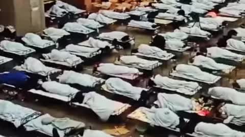 CHINA DISTURBING TREATING PEOPLE BY COVID DRAMA.DYING.