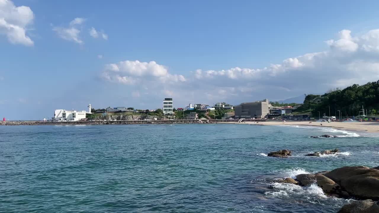 Beautiful Korean summer sea.