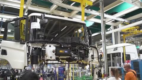 Inside Scania production_ Manufacturing process at the Truck Factory #trending