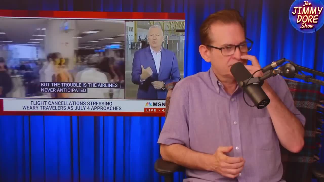 Jimmy Dore on the REAL Reason Airlines are Cancelling Flights 🎯