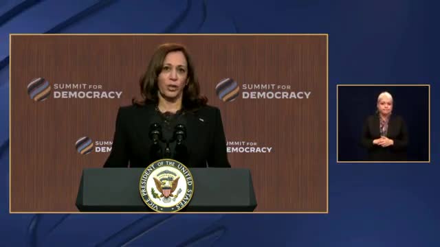 VP Kamala Harris Speaks At Democracy Summit: 'January 6 Looms Large In Our Collective Consciousness'