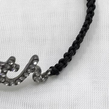 Handmade Unique 4”~7” Adjustable Faith Bracelet with Crystals