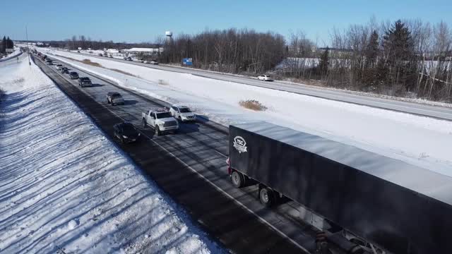 A Great Big Convoy #FREEDOMCONVOY2022 #THANKATRUCKER