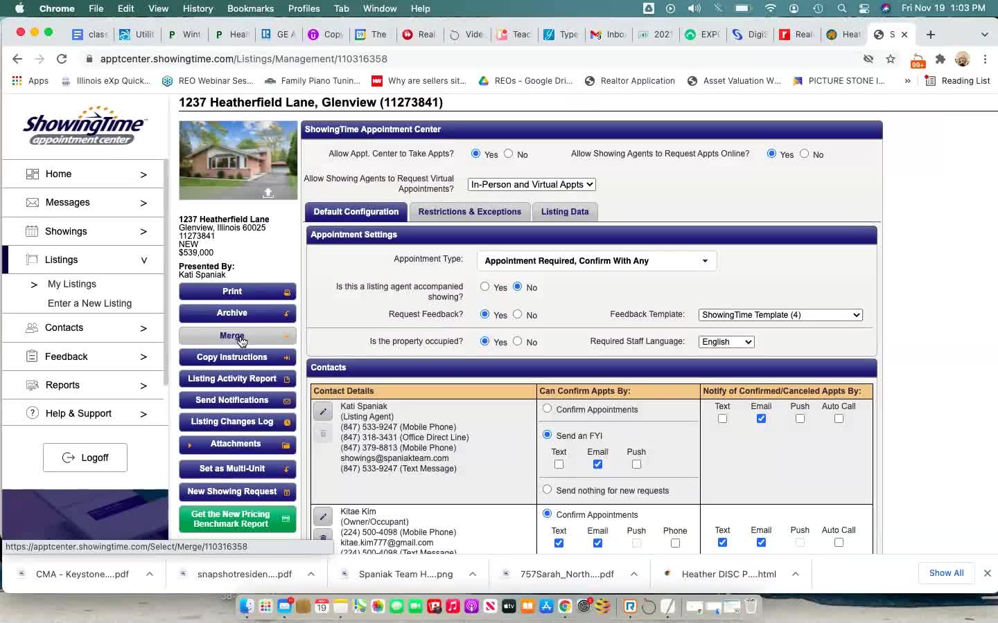 How to MERGE and COPY INSTRUCTIONS To a New Listing