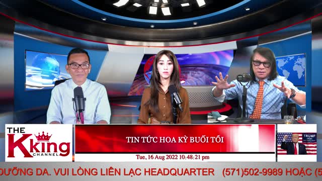 TIN TỨC HOA KỲ BUỔI TỐI - 08/16/2022 - The KING Channel