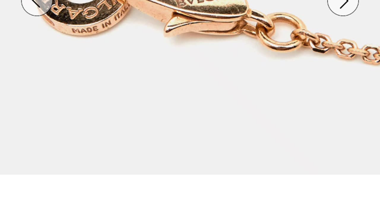 Bvlgari Bvlgari Divas' Dream Turquoise Diamond 18k Rose Gold Necklace