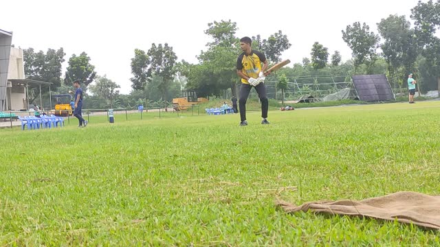 Cricket practice