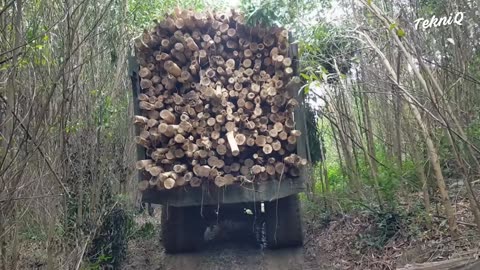 HOW PEOPLE RIDE HOME MADE SCOOTERS IN CONGO.