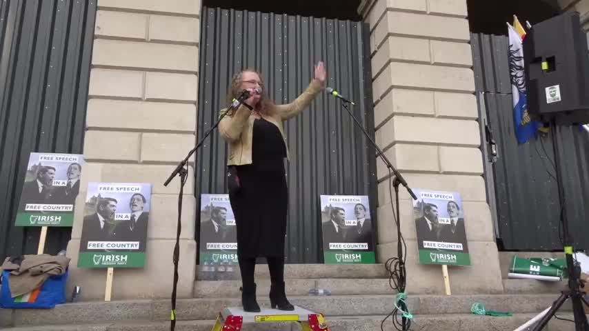 MUST WATCH: Professor Dolores Cahill speaks at Dublin Freedom Rally!